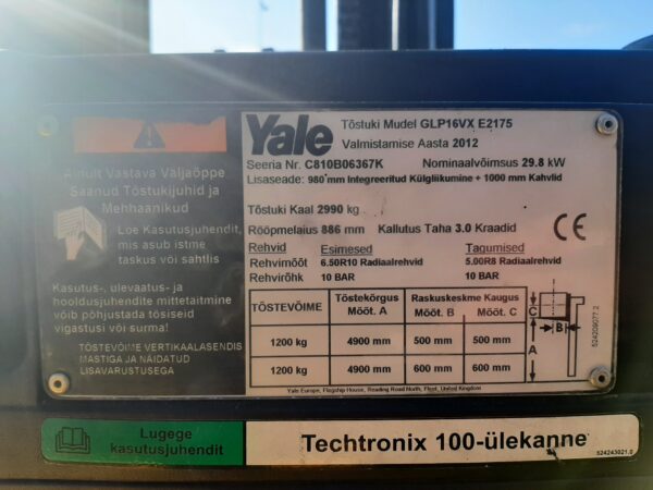 YALE GLP16VX E2175