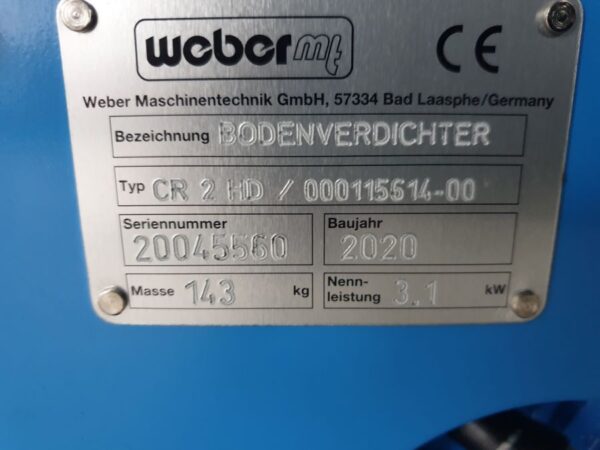 143kg CR 2 Hd bensiin Weber reverseeritav pinnasetihendaja