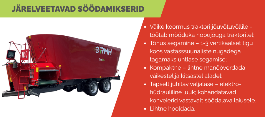 Järelveetavad mikserid