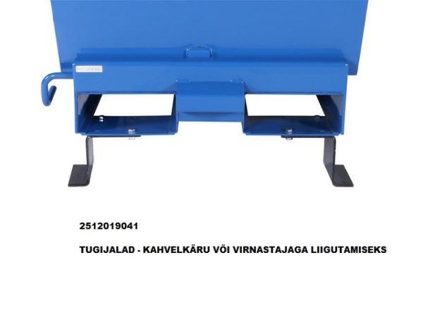 TIPPO 150-600L isekallutav konteiner