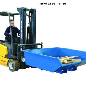 Tippo 550L-900L isekallutav konteiner