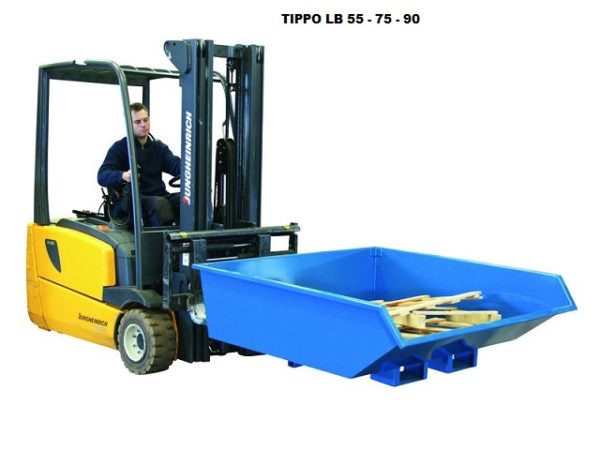 Tippo 550L-900L isekallutav konteiner