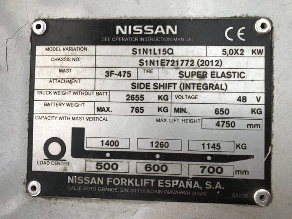 NISSAN S1N1L15Q